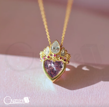 Collar Corazon Rapunzel + CAJARETA